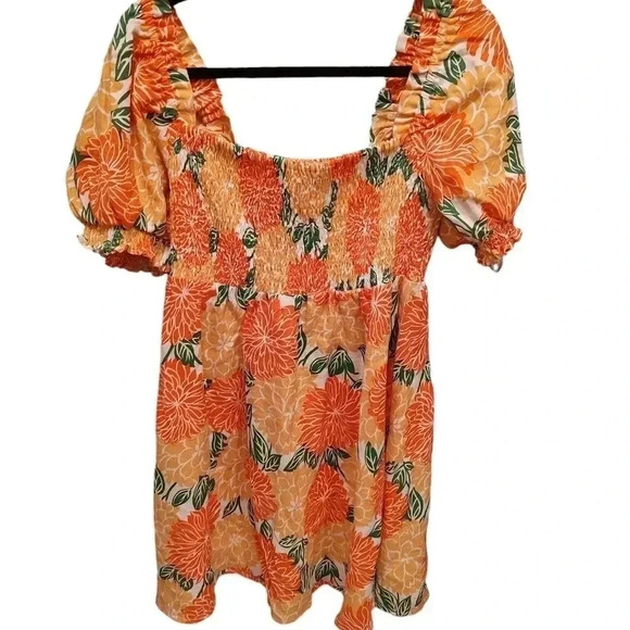 Faithful The Brand Miguelina Mini Dress in Mariposa Floral Print - Picture 4 of 5